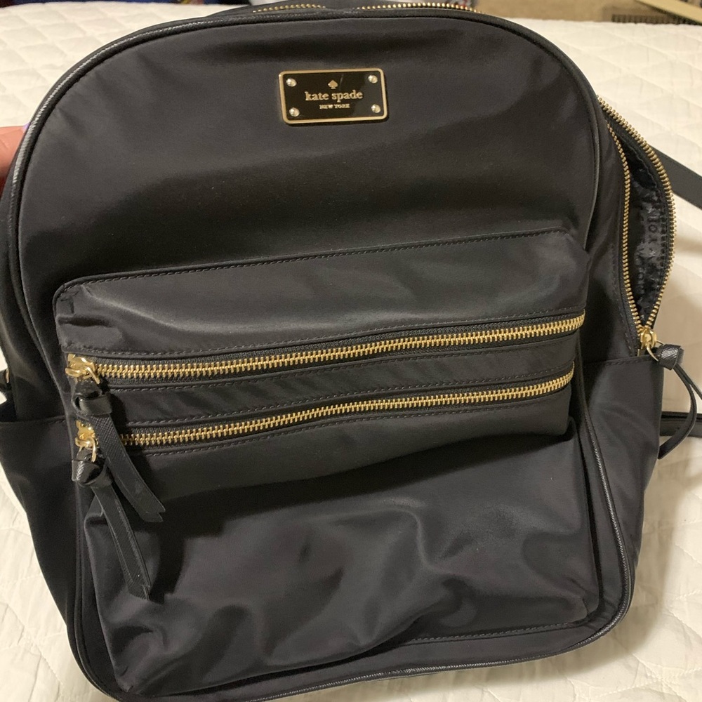 Black kate spade backpack